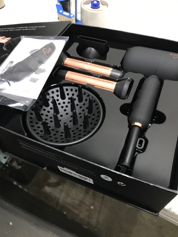Photo 1 of ion Luxe 4in1 Autowrap™ Airstyler Interchangeable Hair Dryer & Curler for All Hair Types