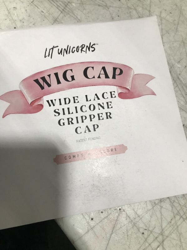 Photo 1 of Unicorns Wig Cap for Lace Front Human Hair or Synthetic Wigs, Wide Lace, Non-Slip Wig Grip Band - Med/Large 21 3/4" to 23 1/2" Elastic Band For Adjustable Fit - Brown