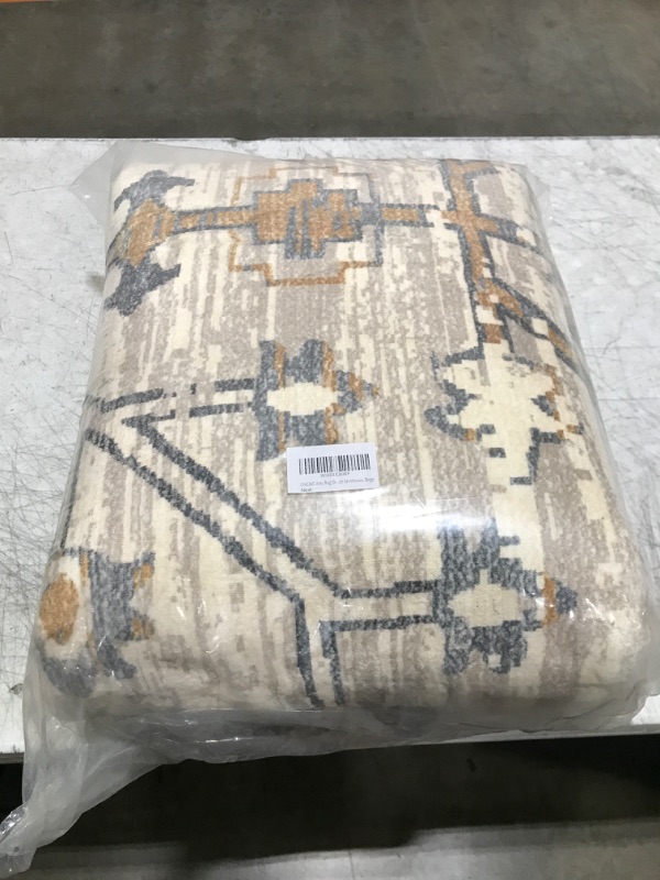Photo 1 of CHICHIC Area Rug 8x10 Washable Rug for Living Room Large Bedroom Boho Area Rugs Accent Non-Slip Rugs Soft Vintage Floor Carpet for Dining Room Office Farmhouse, Beige