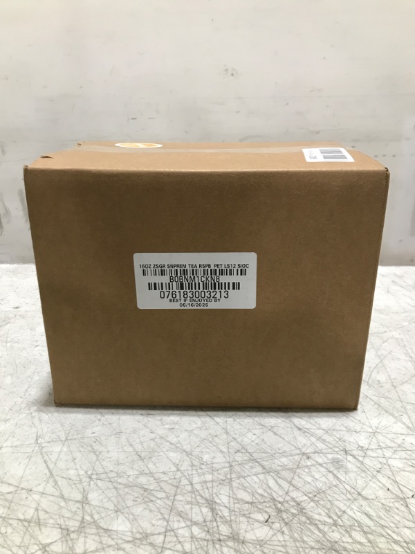 Photo 1 of Snapple Zero Sugar Raspberry Tea, 16 fl oz recycled plastic bottle, Pack of 12 bb 5/16/25