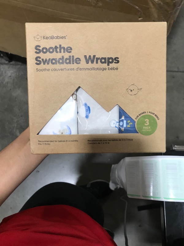 Photo 1 of 3-Pack Organic Baby Swaddle Sleep Sacks - Swaddles for Newborns, Infant 0-3 Months, Baby Girls, Boys, Soft & Snug Newborn Sleep Sack, Nursery Swaddling Blankets (Cosmo)