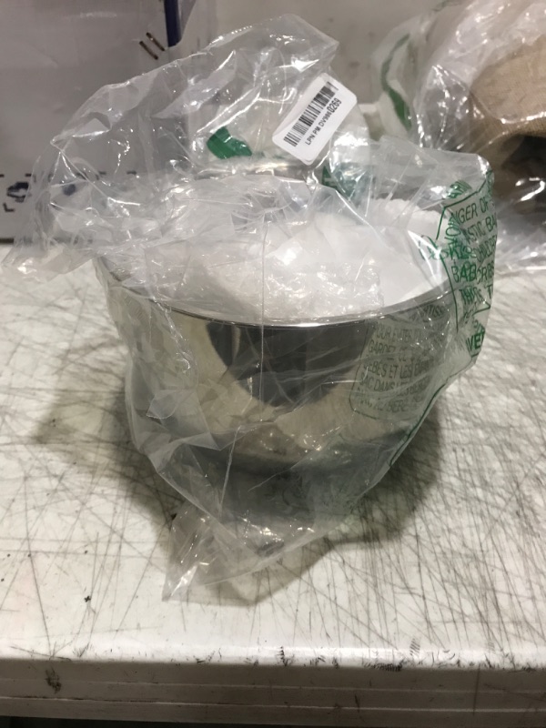 Photo 1 of Amosfun 2L Rice Cooker Inner Pot Replacement, 7(L) x7(W) x4.2(H) Inch Stainless Steel Inner Cooking Pot Electric Rice Cooking Inner Pot Accessories