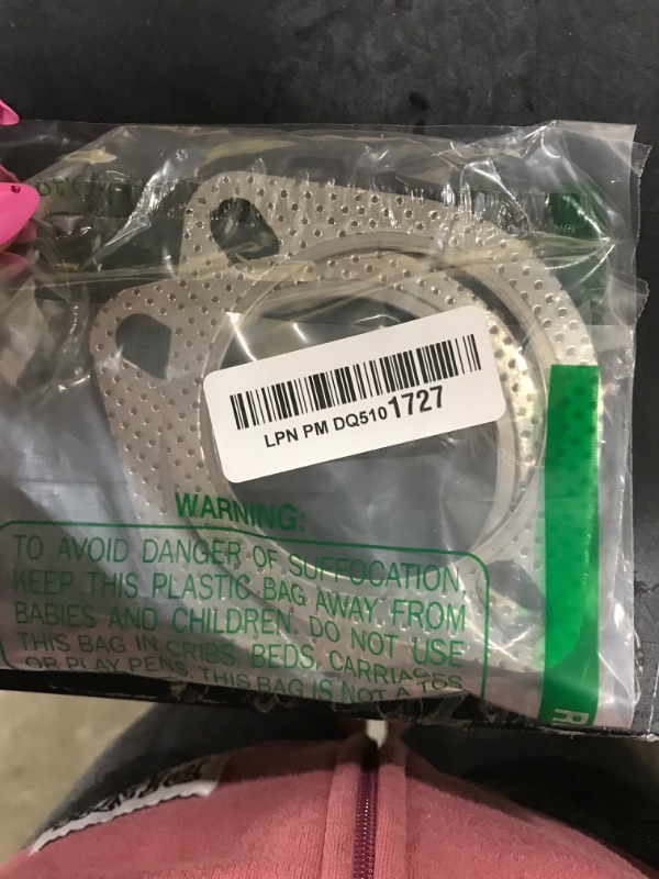 Photo 1 of Strongthium 3“ Exhaust Gasket 2 Bolt for 3 Inch Muffler Flange Manifold 120-07610-0002 High Temperature 2X