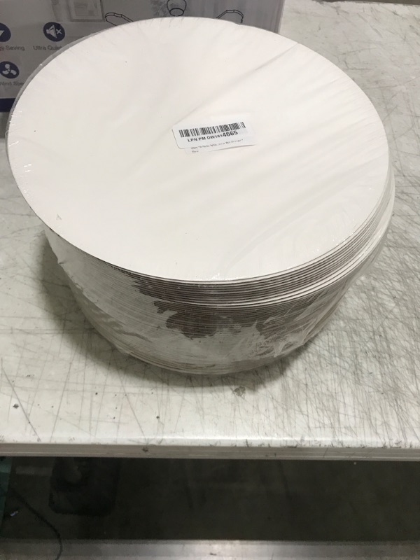 Photo 1 of qiqee 70-Packs White Cake Boards Round 12 Inch Circles Rounds Base Food-Grade Cardboard Cake Plate?Thinner But Stronger?