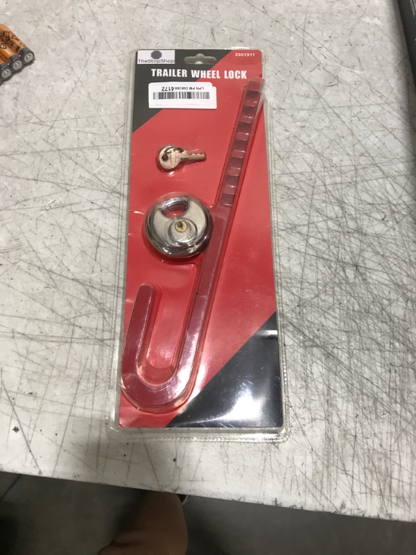 Photo 1 of The Stop Shop Trailer Wheel Lock - J-Lock Style
