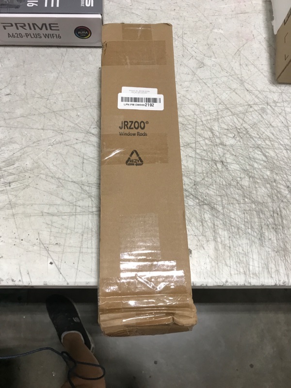 Photo 1 of OLV Gold Industrial Curtain Rods for Windows 48 to 84 Inch(4 to 7 Feet), 1 Inch Diameter Blackout Wrap Around Adjustable Heavy Duty Window Drapery Rods, Indoor and Outdoor