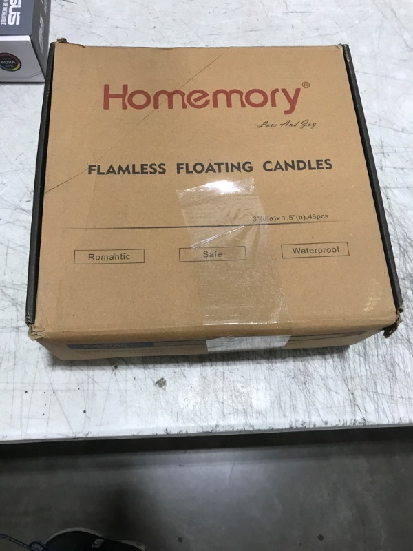 Photo 1 of Homemory 48 Pack 3” Flameless Led Floating Candles, 200+ Hour Battery Operated Flickering Waterproof Tealights for Cylinder Vases, Centerpieces at Wedding, Party, Pool, Holiday (Ivory Base)