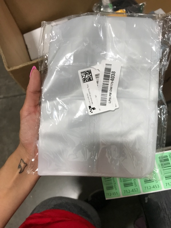 Photo 1 of Premium Clear Binder Zipper Folders - 12PCS A5 Size 6 Holes Binder Inserts, Document Filing Bags for 6-Ring Notebook Loose Leaf Bags