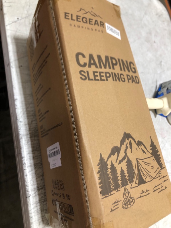 Photo 1 of Elegear FiberAir Camping Sleeping Pad, 4’’ Ultra Support Inflatable Sleeping Pad with Multi-Function Electric Pump, 1100lb Support Camping Air Mattress Pad for Camp/Backpacking/Hiking/Tent/Home