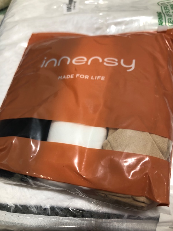 Photo 1 of INNERSY Women's Slip Shorts for Under Dresses High Waisted Shorts 3-Pack(Black Nude White,Large)