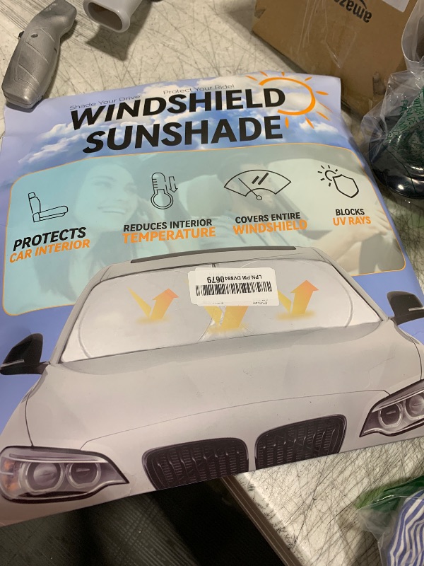 Photo 1 of INSAUTO Foldable Windshield Sun Shade for Dodge RAM 1500 2019-2025, Heat & UV Protection Car Sunshade with Storage Bag, Keep Interior Cool & Easy Installation