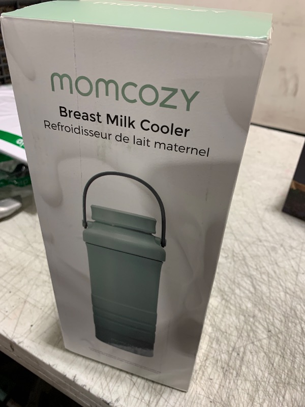 Photo 1 of Momcozy 22oz Portable Breast Milk Cooler for Outdoor, Life Saver with 360° Total Cooling for 24 Hours, Larger Capacity Travel Breastmilk Chiller with 2pcs Baby Bottles for Breastmilk Storage, Green