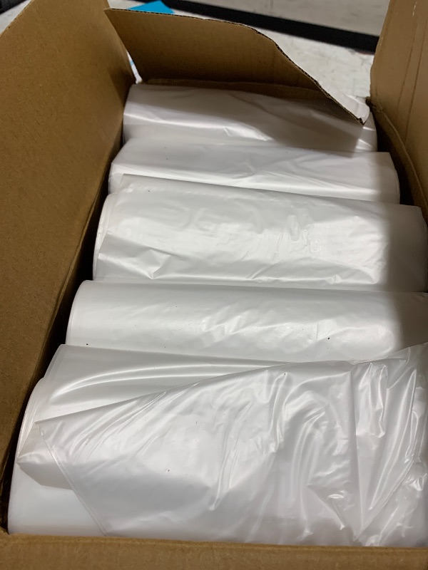 Photo 1 of Tasker 30-33 Gallon Clear Trash Bags Heavy Duty (Mega ValuePack 250 Bags) Large Plastic Bags, Great for Recycling 30 Gallon - 32 Gallon - 35 Gallon. Clear Large Trash Bags