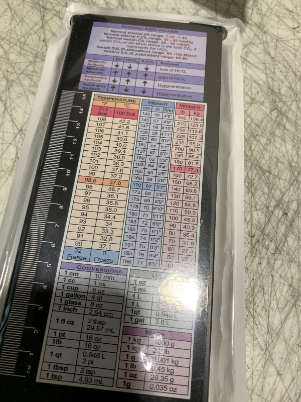 Photo 1 of Nursing Clipboard Foldable, Foldable Clipboard w/Nursing Edition Cheat Charts, 3 Layers Aluminum, Nurse Clipboard w/Low Profile Clip&Pen Clip Pocket Clipboard for Students, Nurses and Doctors, Black