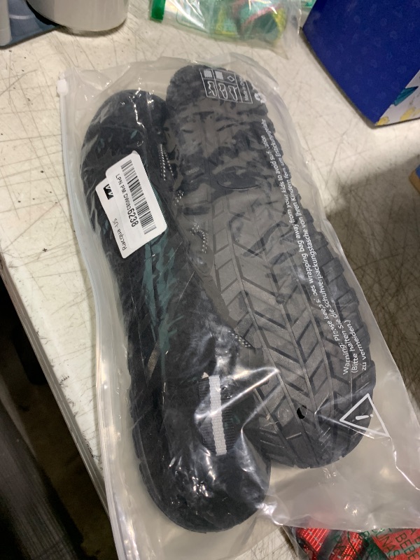 Photo 1 of Racqua Men&Women Water Shoes Quick-Dry Non-Slip Aqua Shoes Outdoor Water Skiing Windsurfing Sailing Barefoot Beach Shoes Black 13 Women/12 Men