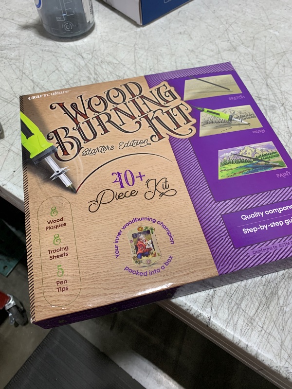 Photo 1 of Beginners Wood Burning Kit for Kids and Teenage Boys & Girls Cool Gifts for Boy or Girl Craft Projects Birthday Gift Idea for Older Children Teen Woodburning DIY Hobby Kits Art Activities