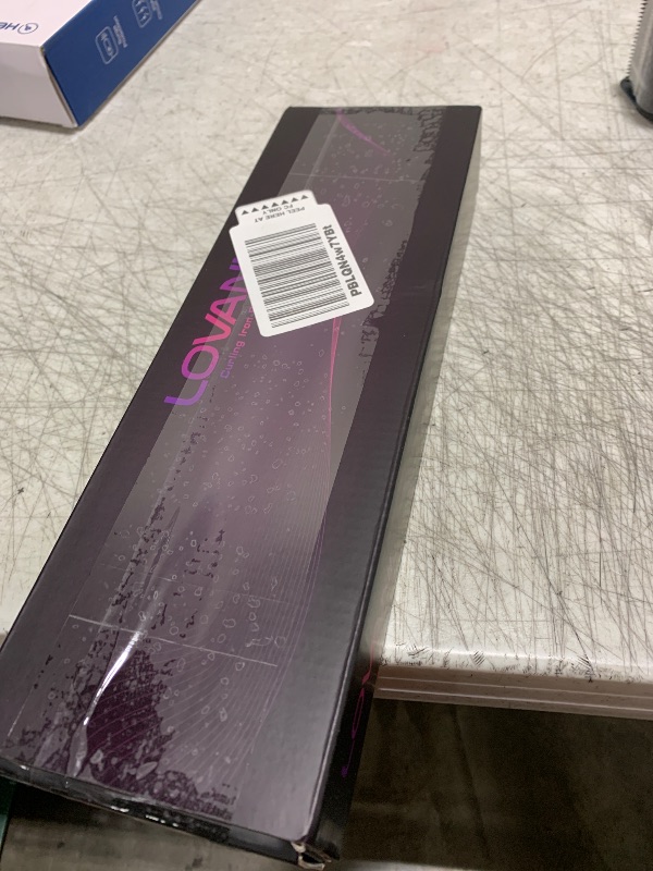 Photo 1 of LOVANI Curling Iron Brush,Hair Curling Wand with 1 Inch Ceramic Tourmaline Ionic Barrel,Dual Voltage Instant Heat Up Travel Hair Curler