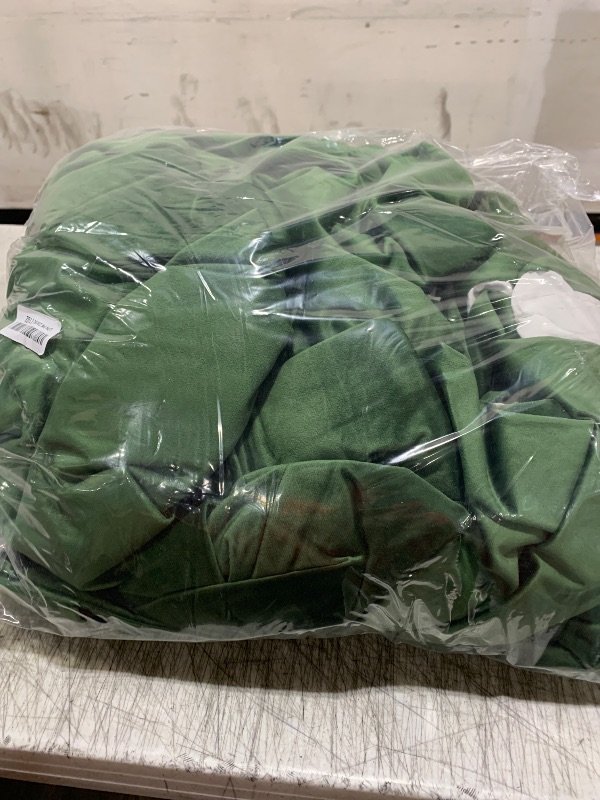 Photo 1 of HPD Half Price Drapes Heritage Plush Velvet Curtains 108 Inches Long Room Darkening Curtains for Bedroom & Living Room 100W x 108L, (1 Panel), Eden Green