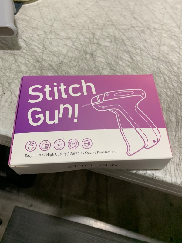 Photo 1 of Stitch  For Clothes, Stitchy Quick Clothing Fixer, Micro Tagging Gun for Clothing, Mini Sticky Sewing Gun, Stichy Fix Gun, Includes 6 Needles, 1 Scissors, 2000 Black & 2000 White Fasteners