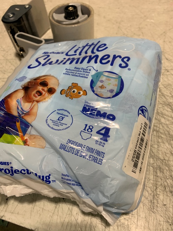 Photo 1 of Huggies Little Swimmers Disposable Swimming Diapers, Size 4 (24-34 lbs), 18 Ct