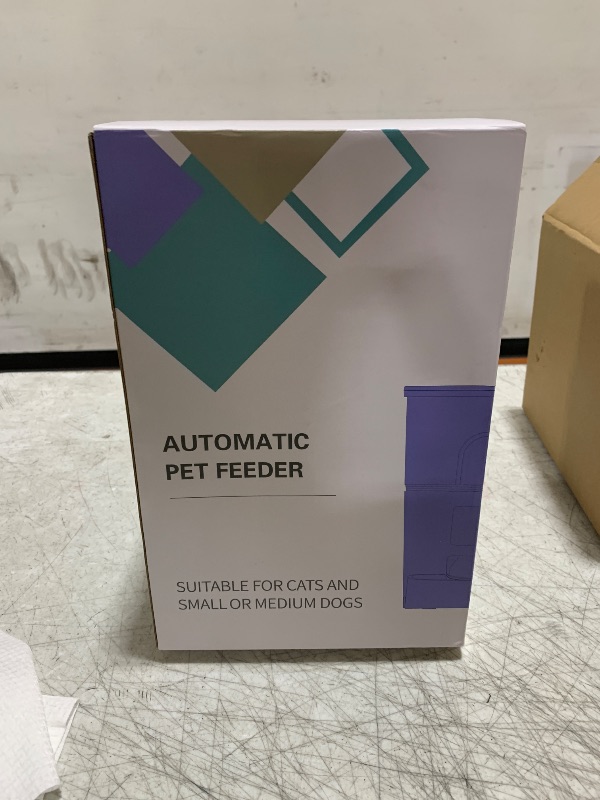Photo 1 of IMIPAW Automatic Cat Feeders, 3L Timed Cat Dry Food Dispenser, Dual Power Supply, Programmable Portion Size, Auto Pet Feeder for Cats and Small Dogs
