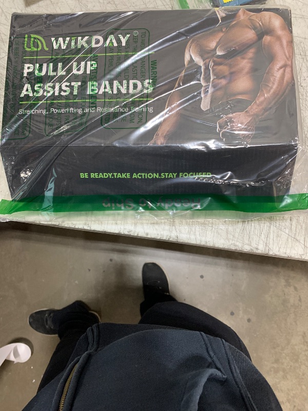 Photo 1 of WIKDAY Resistance Bands, Pull Up Bands, Workout Bands for Exercise, Thick Heavy Resistance Band Set with Door Anchor, Elastic Bands for Body Stretching, Training at Home/Gym for Men & Women
