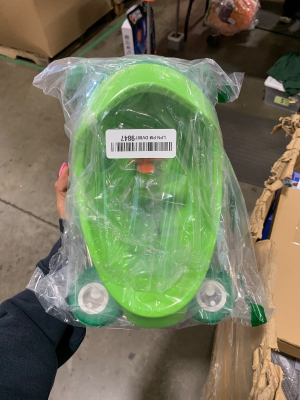 Photo 1 of Frog Pee Training,Cute Potty Training Urinal for Boys with Funny Aiming Target,Green Urinals for Toddler Boy
