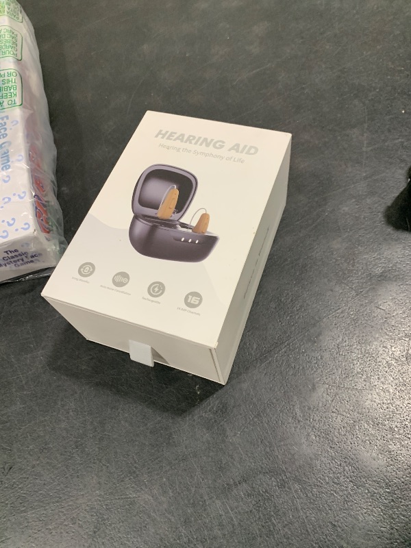 Photo 1 of Hearing Aids for Seniors Rechargeable with Noise Cancelling, Hearing Amplifier with 5 Levels of Volume Adjustmen, Simple to Operate and Hear Clear Sound