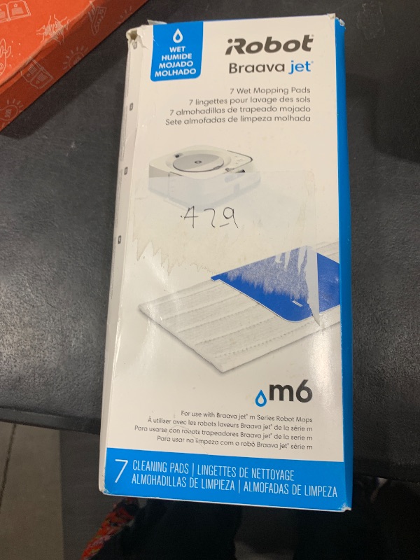 Photo 1 of iRobot® Authentic Replacement Parts- Braava Jet® m Series Wet Mopping Pads, (7-Pack)