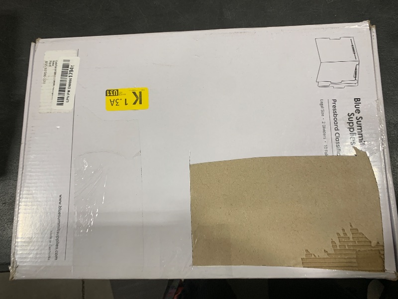 Photo 1 of 10 Legal Size Classification Folders - 2 Divider - 2 Inch Tyvek Expansions - Durable 2 Prongs Designed to Organize Standard Law Client Files, Office Reports - Legal Size, 10 Folders (Red)