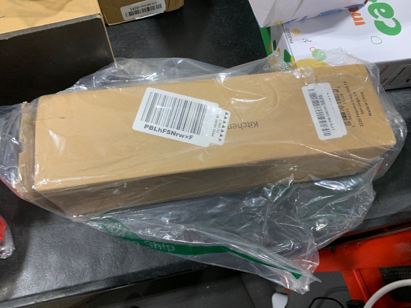 Photo 1 of Plastic Wrap Dispenser with Cutter - Fits 12" Rolls - Cuts Plastic Wrap, Saran Wrap, Cling Wrap, Aluminum Foil, Wax Paper