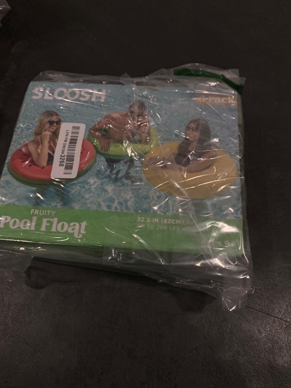 Photo 1 of JOYIN Inflatable Swim Tube Raft (3 pack) with Summer Fruits Painting, Pool Toys for Swimming Pool Party Decorations