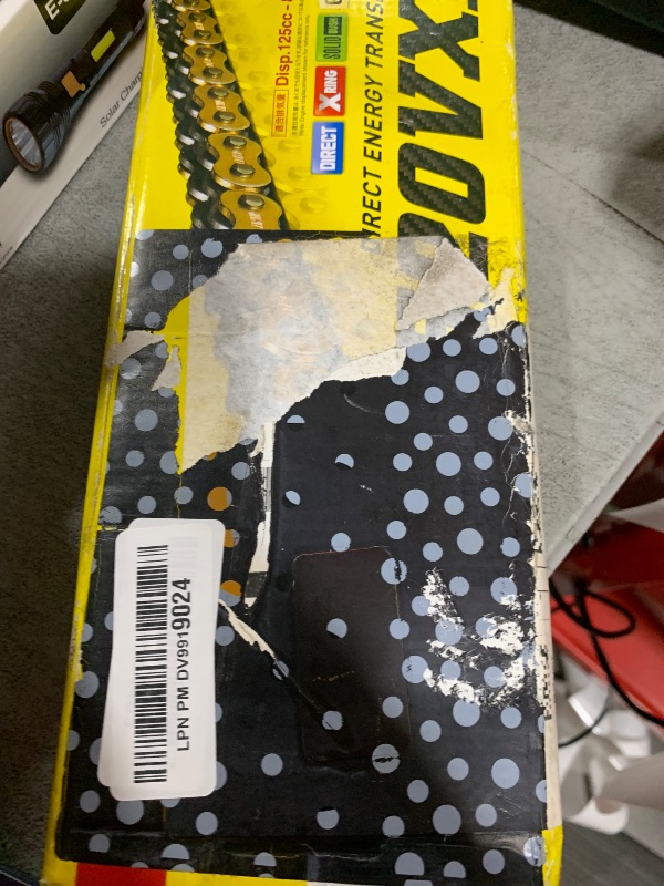 Photo 1 of DID (520VX3GB-130) Gold 130 Link High Performance VX Series X-Ring Chain with Connecting Link