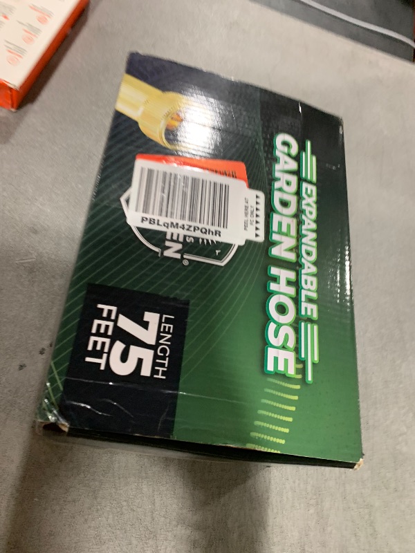 Photo 1 of Garden Hose, Multi Purpose Garden Hoses with Hose Spray Nozzle for Watering, Sprinkling and Cleaning, Light Weight and Kink Resistant, Strong and Long Lasting, 75 Ft