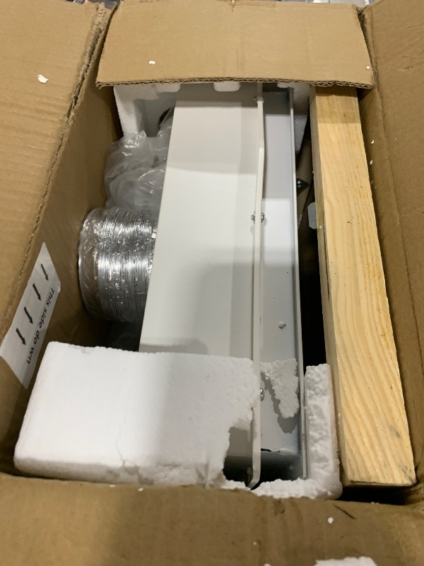 Photo 1 of FLYINGFOX Bathroom Exhaust Fan?100CFM Retrofit Bathroom Exhaust Fan with Light, ventilation, Heater, 800LM 6000K,White