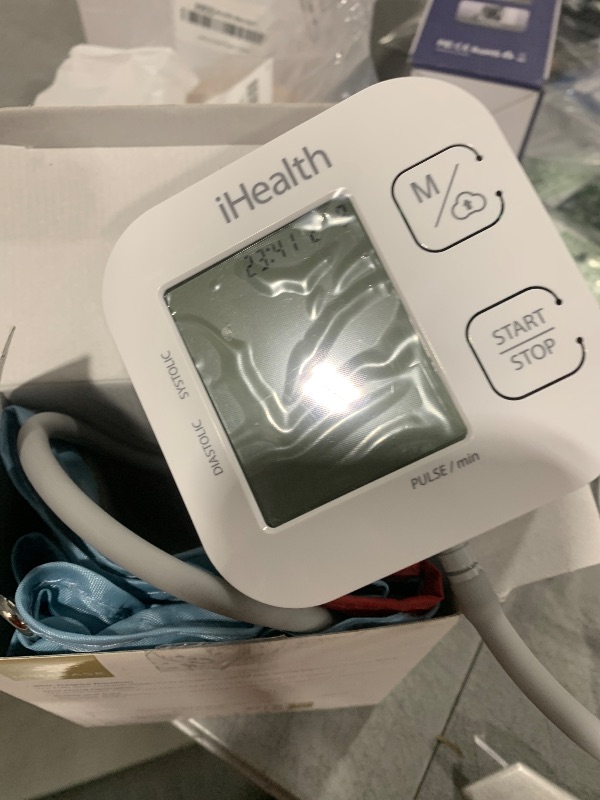 Photo 1 of iHealth Track Smart Upper Arm Blood Pressure Monitor with Wide Range Cuff That fits Standard to Large Adult Arms, Bluetooth Compatible for iOS & Android Devices
