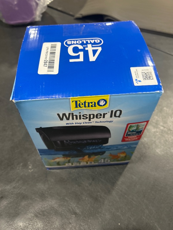 Photo 1 of Tetra Whisper IQ Power Filter 45 Gallons, 215 GPH, With Stay Clean Technology