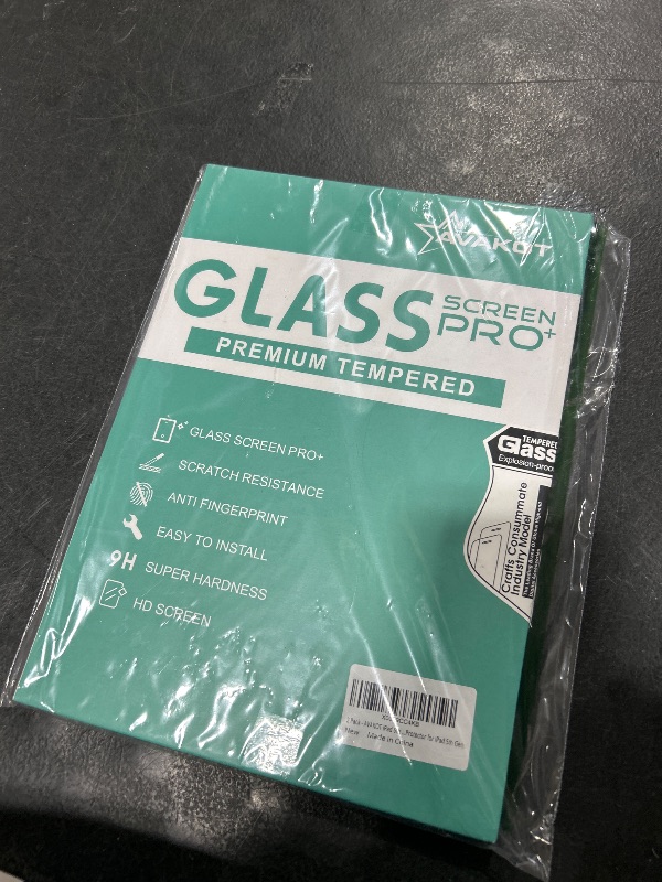 Photo 1 of avakot-2 Pack Screen Protector for iPad 6th Generation 9.7 Inch, Anti-Scratch Tempered Glass Film for iPad 5th Gen/Air 2/Air 1/Pro 9.7, Touch Sensitive Tempered Glass Screen Protector for iPad 9.7