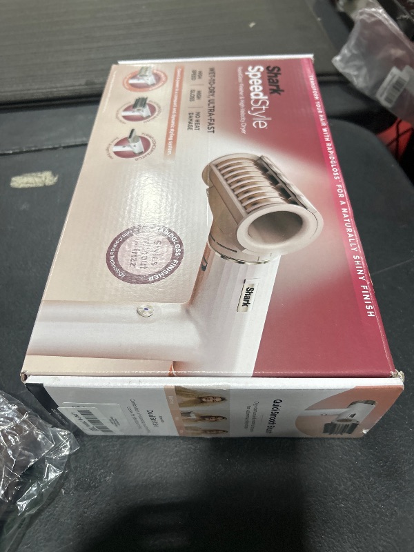 Photo 1 of Shark Hair Dryer | SpeedStyle | No Heat Damage Hair Styling Tool | 3 Styling Tools Included | Portable & Powerful Blow Dryer | Best for Straight & Wavy Hair | Silk | HD331