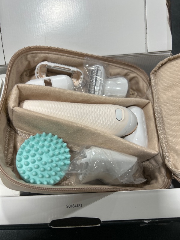 Photo 1 of Braun Epilator Silk-épil 9 9-020 with Flexible Head, Facial Hair Removal for Women, Hair Removal Device, Shaver & Trimmer, Cordless, Rechargeable, Wet & Dry, Beauty Kit with Body Massage Pad