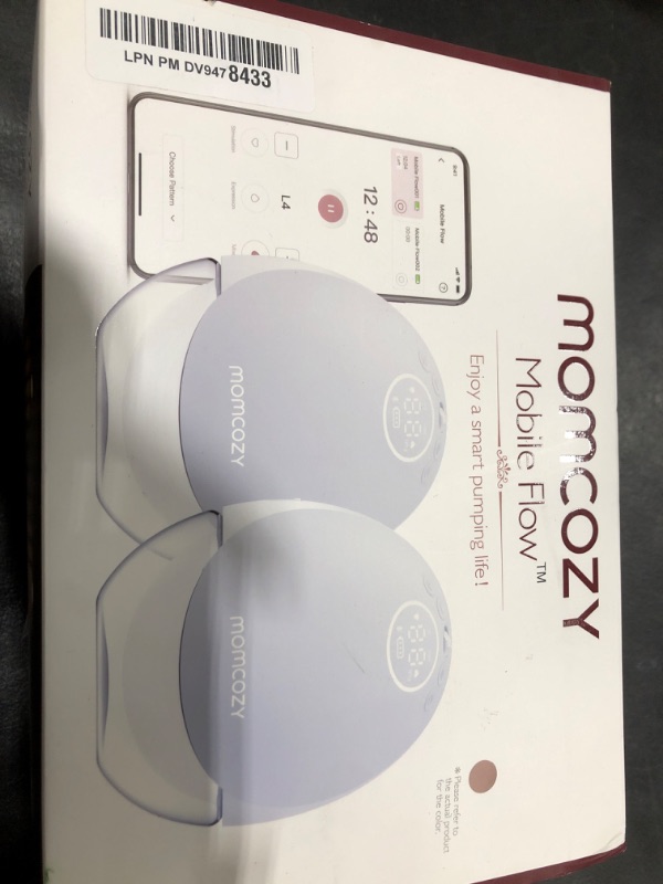 Photo 1 of Momcozy Breast Pump Hands Free Upgraded Mobile Flow | M9, App Discreet Control with Personalized Multi-Modes & 15 Levels, Wearable Breast Pump 24mm, 2 Pack Cozy Red
