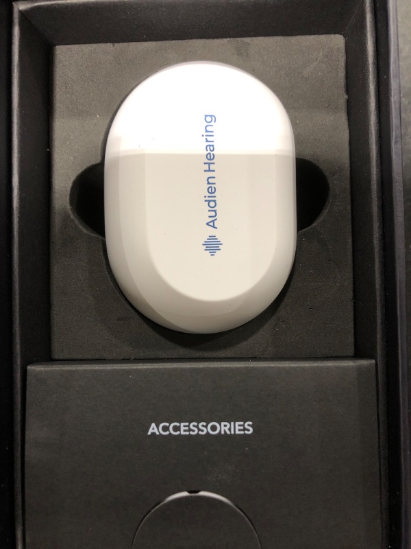 Photo 1 of Audien ION Wireless Rechargeable OTC Hearing Aid, Premium Comfort Design and Nearly Invisible
