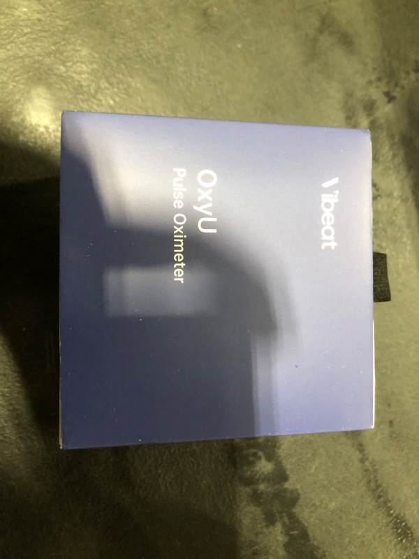 Photo 1 of Vibeat OxyU Oxygen Monitor for O2 & Heart Rate Continuous Tracking, Wrist Wearable Pulse Oximeter, Notification of Threshold Exceed, Bluetooth Finger Oxygen Meter with Free App & PC Report