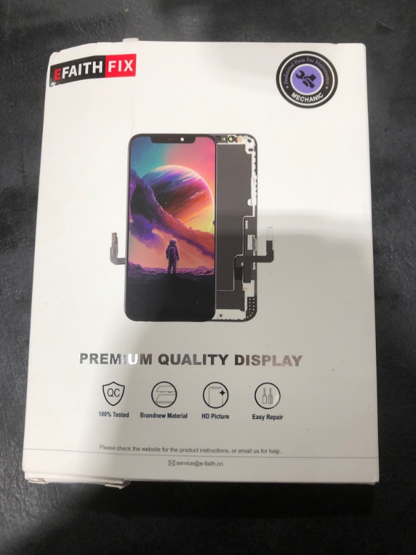 Photo 1 of EFAITHFIX for iPhone Xs MAX OLED Screen Replacement [NOT LCD] 6.5 inch Display Digitizer 3D Touch Screen Full Assembly with Repair Kit Waterproof Adhesive Tempered Glass A1921/A2101/A2102/A2103/A2104LPNPMDW4167562
