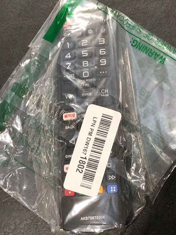 Photo 1 of Replaced Remote Control Compatible for LG 43UM6950DUB 49UM6950DUB 55UM6950DUB 55UM7300PUA 60UM6900PUA 65UM7300AUE 65UM7300PUA 70UM7350PUA 75UM7570PUD Smart TV