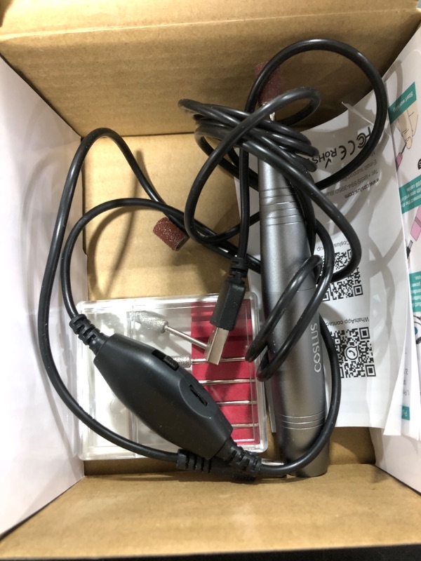 Photo 1 of 20000RPM Electric Nail Drill Compact Portable Efile Professional Manicure Pedicure Nail File Drill Kit for Acrylic, Gel Nails and Home Salon Use