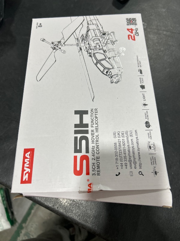 Photo 1 of SYMA RC Helicopters, S51H Remote Control Helicopter 2.4GHz Military Army Toys for Boys Girls Kids with Altitude Hold, One Key Take Off/Landing, LED Light, Low Battery Reminder