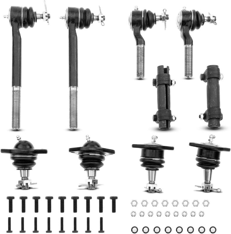 Photo 1 of A-Premium Set of 10, Front Upper Lower Ball Joint, Inner Outer Tie Rod End, Compatible with 1991-1998 - Chevy S10 Blazer & GMC Sonoma Syclone Typhoon S15 Jimmy & Isuzu Hombre & Oldsmobile Bravada
