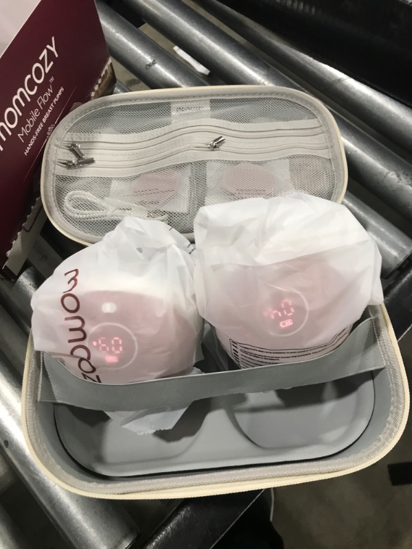 Photo 1 of Momcozy Breast Pump Hands Free Upgraded Mobile Flow | M9, App Discreet Control with Personalized Multi-Modes & 15 Levels, Wearable Breast Pump 24mm, 2 Pack Cozy Red
