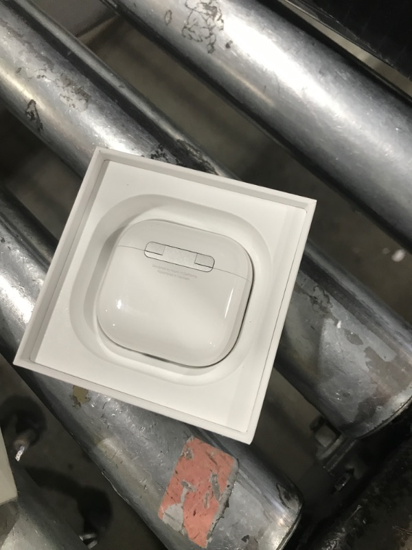 Photo 1 of Apple AirPods 4 Wireless Earbuds, Bluetooth Headphones, with Active Noise Cancellation, Adaptive Audio, Transparency Mode, Personalized Spatial Audio, USB-C Charging Case, Wireless Charging, H2 Chip